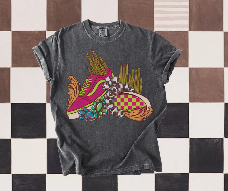 Neon Kicks tee