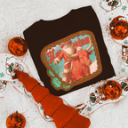 Vintage Turquoise Santa tee