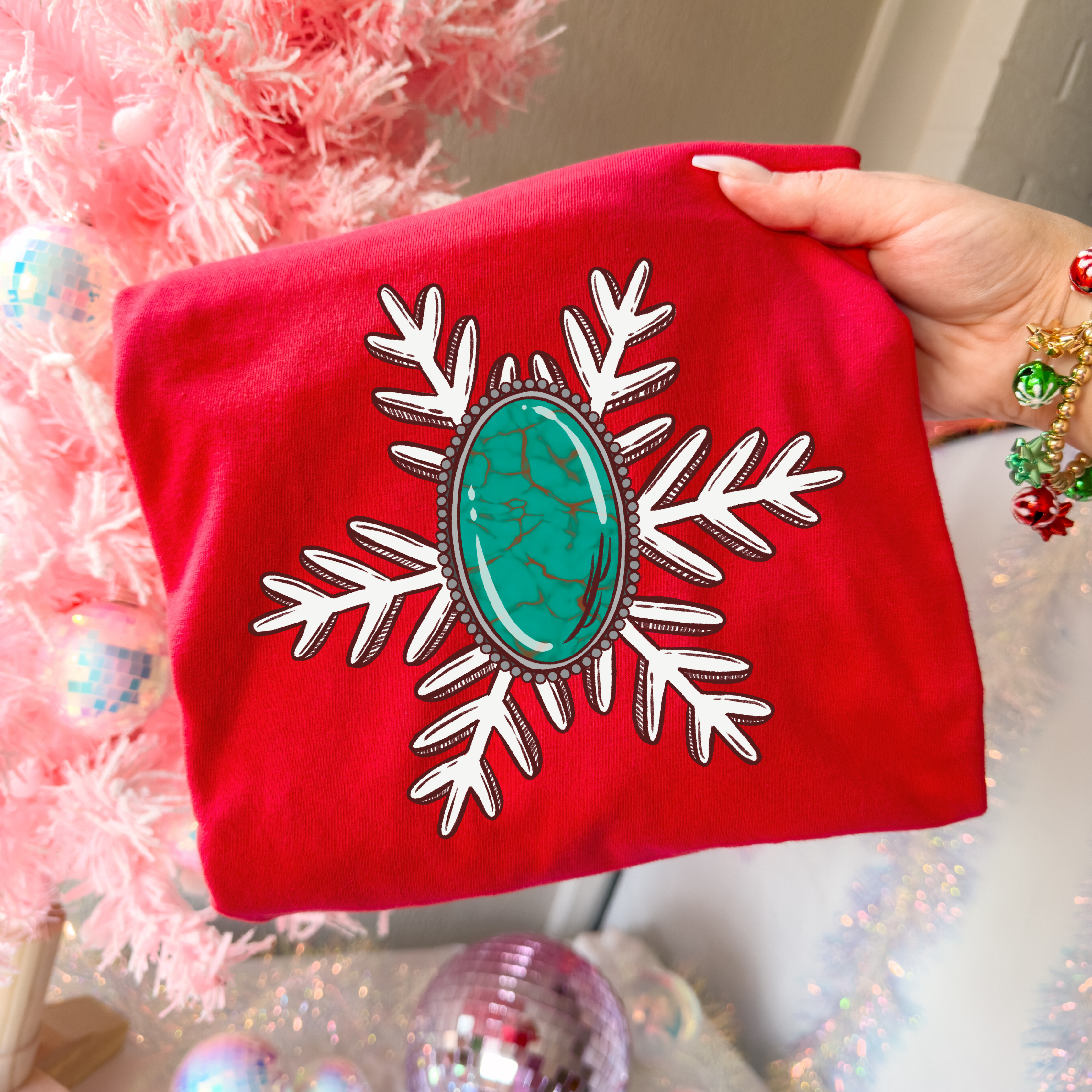 Snowflake tee