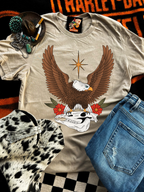 Eagle Horse skull tee