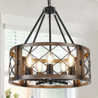 Farmhouse Round Chandelier
