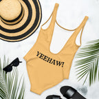 Baha Ranch Yeehaw Let's Be Cowgirls One Piece Swim Suit