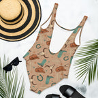 Baha Ranch Yeehaw All Western One-Piece Swimsuit