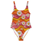 Baha Ranch Yeehaw Groovy Floral One-Piece Swimsuit