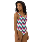 Baha Ranch Yeehaw Turquoise Aztec One-Piece Swimsuit