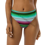 Baha Ranch Yeehaw Aqua Serape Bikini Bottom