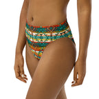 Baha Ranch Yeehaw Mustard Aztec Bikini Bottom