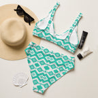 Baha Ranch Yeehaw Turquoise Aztec Bikini