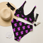 Baha Ranch Yeehaw Purple Neon Cactus Bikini