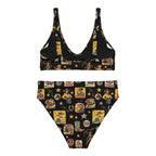 Baha Ranch Yeehaw Vintage Cowgirl Collage Bikini