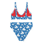 Baha Ranch Yeehaw Blue Rodeo Cowboy Bikini