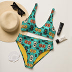Baha Ranch Yeehaw Turquoise Aztec Bikini