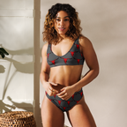 Baha Ranch Yeehaw Red Bull Skull Bikini