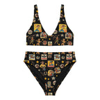 Baha Ranch Yeehaw Vintage Cowgirl Collage Bikini