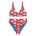 Baha Ranch Yeehaw Red Rodeo Cowboy Bikini