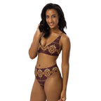 Baha Ranch Yeehaw Gold Aztec Bikini