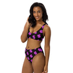 Baha Ranch Yeehaw Purple Neon Cactus Bikini
