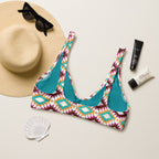Baha Ranch Yeehaw Aztec Print Bikini Top