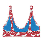 Baha Ranch Yeehaw Red Rodeo Cowboy Bikini Top