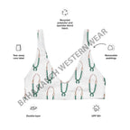 Yeehaw Squash Blossom Bikini Top
