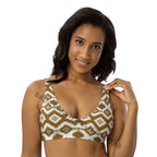 Baha Ranch Yeehaw Brown Aztec Bikini Top