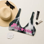 Baha Ranch Yeehaw Cow Print Bikini Top