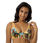 Baha Ranch Yeehaw Let's Be Cowboys Bikini Top