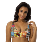 Baha Ranch Yeehaw Vintage Rodeo Poster Bikini Top