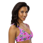 Baha Ranch Yeehaw Disco Cowgirl Bikini Top