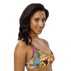 Baha Ranch Yeehaw Vintage Rodeo Poster Bikini Top