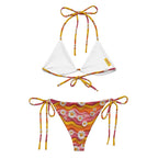 Baha Ranch Yeehaw Groovy Floral String Bikini