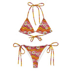 Baha Ranch Yeehaw Groovy Floral String Bikini