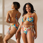 Baha Ranch Yeehaw Flower Child Retro String Bikini