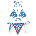 Baha Ranch Yeehaw Blue Rodeo Cowboy String Bikini
