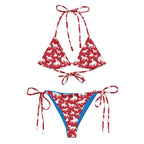Baha Ranch Yeehaw Red Rodeo Cowboy String Bikini