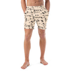 Baha Ranch Yeehaw Cowboy Ranch Men's Swim Trunks