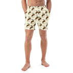 Baha Ranch Yeehaw Vintage Rodeo Men's Swim Trunks