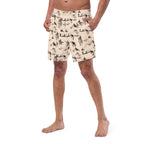 Baha Ranch Yeehaw Cowboy Ranch Men's Swim Trunks