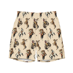 Baha Ranch Yeehaw Vintage Cowgirl Men's Swim Trunks