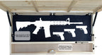 Deer Scene Gun Concealment Decor - Handcrafted Wooden Gun Cabinets - Gun Shelf Hidden Storage for Rifles, Shotguns, & Handguns - Quick Access Hidden Wall Safe (Extra Large)