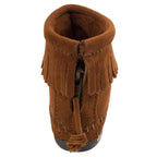 Minnetonka Back Zipper Hardsole Boot - Children's Boot