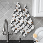 Cowboy Cactus Set of 2 Kitchen Dish Towels Made in America