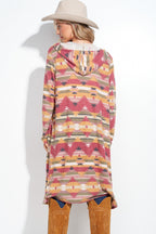 Aztec Hooded Cardigan Made in America