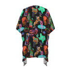 Baha Ranch Neon Vegas Duster Kimono Coverup
