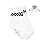 Checkered Infant Western Baby Crew Socks