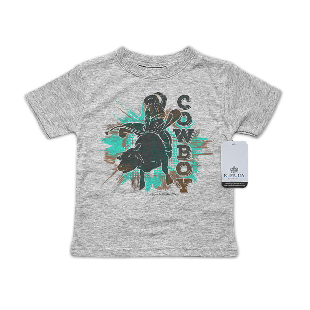 Cowboy Bull Rider - Infant Kids Western Tee T-Shirt