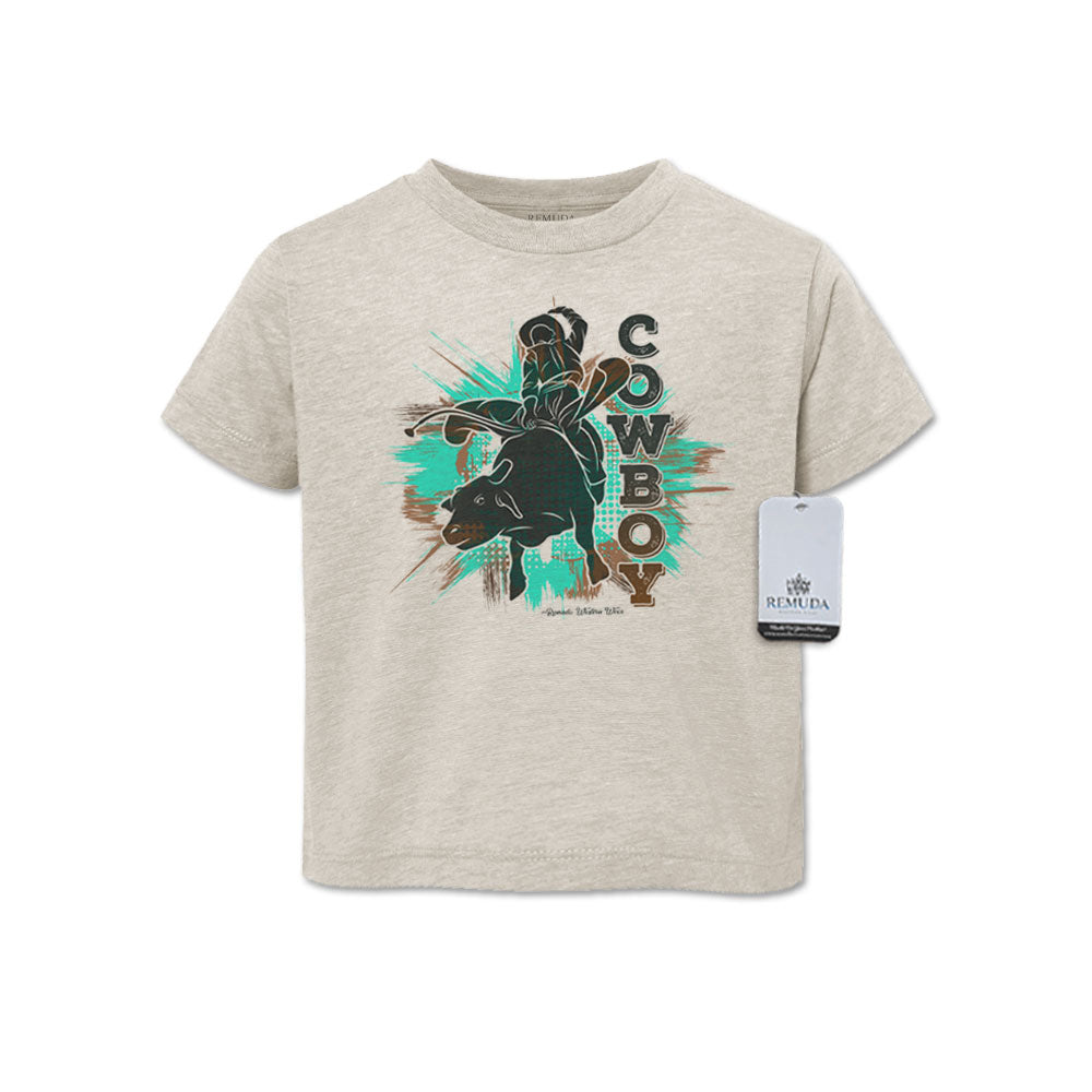 Cowboy Rodeo Bull Rider - Western Toddler Tee T-Shirt