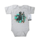 Cowboy Bull Rider - Infant Kids One Piece Western Romper