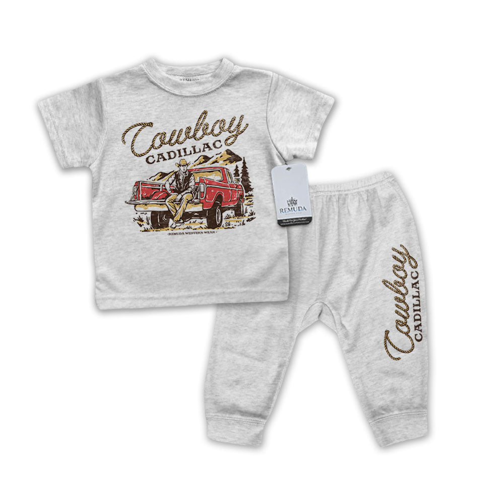 Cowboy Cadillac - Infant Western 2-Piece Sleepwear Pajamas