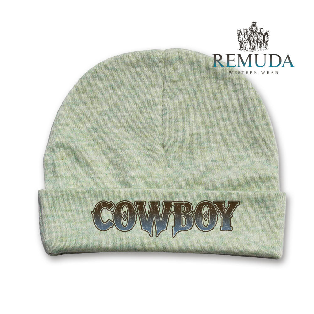 Cowboy - Infant Baby Western Beanie Hat